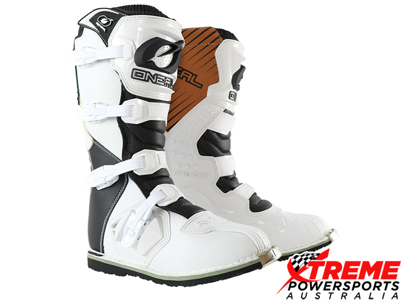 O&#39;Neal Rider Adult Motocross Boots White/Black New MX Cheap | eBay