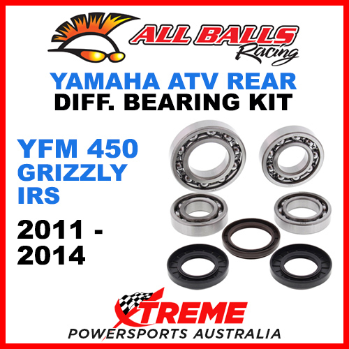 Yamaha 450 Grizzly front differential seal kit 2011 2012 2013 2014