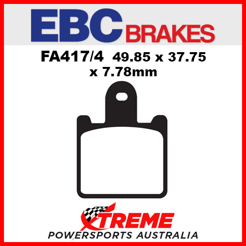 Kawasaki ZX6R 0716 EBC HH Sintered Front Brake Pads, FA417/4HH