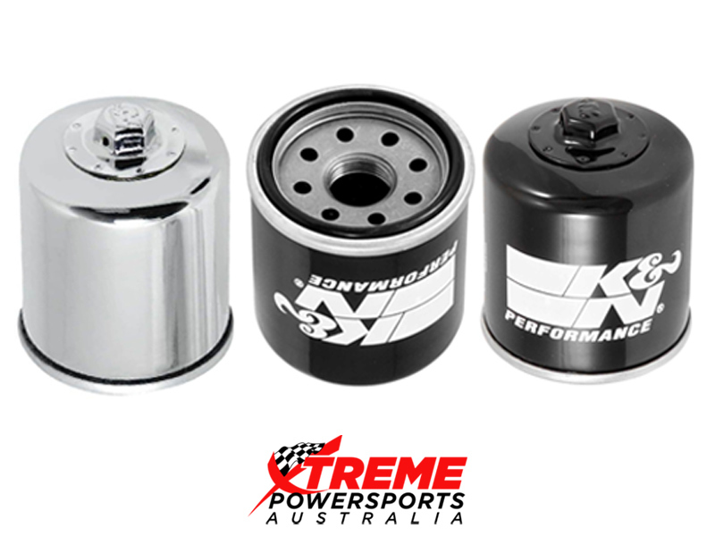 KN-303 Kawasaki VN1500 VULCAN 1988-1989,1994-1996 Oil Filter Black/Chrome - Bild 3 von 3