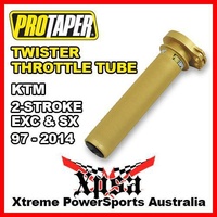 PRO TAPER TWISTER THROTTLE TUBE KTM 2-STROKE EXC SX 1997-2014 MX ENDURO DIRT