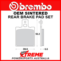 Brembo Moto Guzzi 750 Targa 1990-1994 OEM Sintered Rear Brake Pad 07BB01-35