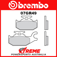 Brembo Yamaha YFM 450 Wolverine 06-10 Sintered Off Road Rear Brake Pad 07GR49-SD