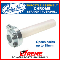 Motion Pro Straight Push/Pull Throttle Assembly Chrome 7/8 22mm Bars 08-010059