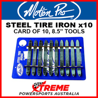 Motion Pro Tyre Iron 8.5" Card of 10 Steel Tyre  Change Tool Motorcycle 08-080004