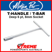 Motion Pro Metric T-Handle T-Bar Socket 8mm, Deep 6 pt Socket 08-080093