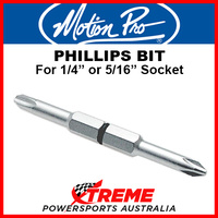 Motion Pro Phillips Bit #2 #3, fits 1/4" or 5/16" Hex Socket 08-080162