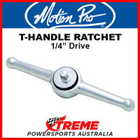 Motion Pro T-Handle Ratchet 1/4" Drive, Compact Motorcycle Tool 08-080231