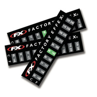FACTORY EFFEX PACK OF 3 ENGINE TEMPERATURE TEMP STICKERS 65-120 DEGREES CELSIUS