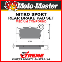 Moto-Master Aprilia SXV450 2006-2008 Nitro Sport Sintered Medium Rear Brake Pad 094522