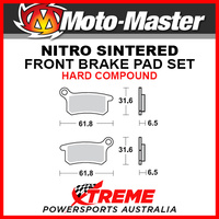 Moto-Master KTM 85 SX Big Wheel 2004-2011 Nitro Sintered Hard Front Brake Pad 094621