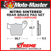 Moto-Master Husqvarna TC50 2017-2018 Nitro Sintered Hard Rear Brake Pad 094721