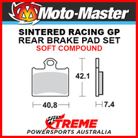 Moto-Master Husqvarna CR65 2011-2012 Racing GP Sintered Soft Rear Brake Pad 096712