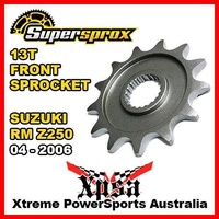 SUPERSPROX FRONT SPROCKET 13T 13 TOOTH For Suzuki RM Z250 RMZ250 04-2006 STEEL MX