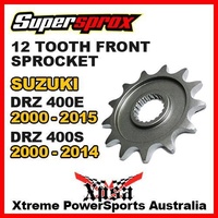 SUPERSPROX FRONT SPROCKET 12T For Suzuki DRZ 400E DRZ400E 00-2015 400S DRZ400S 00-14