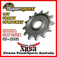 SUPERSPROX FRONT SPROCKET 14T 14 TOOTH HONDA CRF 250X CRF250X 2005-2012 STEEL MX