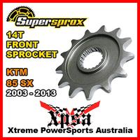 SUPERSPROX FRONT SPROCKET 14T 14 TOOTH KTM 85 SX 85SX SX85 03-2013 STEEL MX