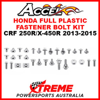 Accel Honda CRF 250X 2014-2015 Full Plastic Fastener Bolt Kit 10.BKF-101