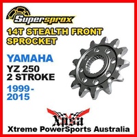 SUPERSPROX FRONT SPROCKET STEALTH 14T YAMAHA YZ 250 YZ250 2 STROKE 1999-2015 MX