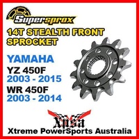 SUPERSPROX FRONT SPROCKET STEALTH 14T YZ 450F YZ450F 03-15 WR 450F WR450F 03-14