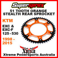 SUPERSPROX STEALTH REAR SPROCKET 51T EXC F 125 200 250 350 450 500 525 530 98-15