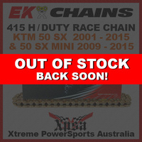 EK HEAVY DUTY 415 / 130 GOLD CHAIN KTM 50 SX MINI 09-2015 50SX 50cc SX50 01-2015