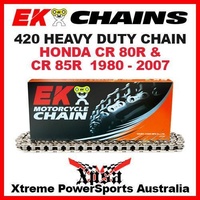 EK MX HEAVY DUTY 420 GREY CHAIN HONDA CR 80R 85R CR80R CR85R 1980-2007 MOTOCROSS
