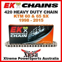 EK MX HEAVY DUTY 420 GREY CHAIN KTM 60 65 SX 60SX 65SX 1998-2015 MOTOCROSS DIRT