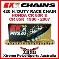 EK MX H/DUTY RACE RACING 420 GOLD CHAIN HONDA CR 80R 85R CR80R CR85R 1980-2007