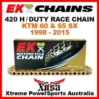 EK MX H/DUTY RACE RACING 420 GOLD CHAIN KTM 60 65 SX 60SX 65SX 1998-2015 DIRT