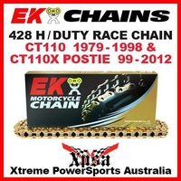 EK MX H/DUTY RACE 428 GOLD CHAIN HONDA CT110 79-1998 CT110X POSTIE BIKE 99-2012