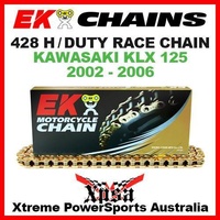 EK MX H/DUTY RACE 428 GOLD CHAIN KAWASAKI KLX 125 KLX125 2002-2006 TRAIL OFFROAD