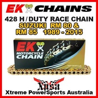 EK MX H/DUTY RACE 428 GOLD CHAIN For Suzuki RM 80 85 RM80 RM85 1989-2015 MOTOCROSS