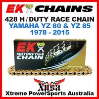 EK MX H/DUTY RACE 428 GOLD CHAIN YAMAHA YZ 80 85 YZ80 YZ85 1978-2015 MOTOCROSS