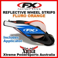 FACTORY EFFEX FX REFLECTIVE WHEEL STRIPS FLURO ORANGE + APPLICATOR KTM EXC SX MX