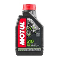 Motul 510 PowerLube 2T 2-Stroke 1 Litre Motorcycle Engine Oil Lubricant 16-210-01