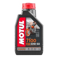 Motul 7100 20W50 1 Litre Motorcycle Engine Oil 16-421-01