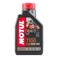 Motul 7100 Fully Synthetic 10W60 4T 4-Stroke 1 Litre Motorcycle Engine Oil 16-422-01