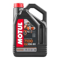 Motul 7100 Fully Synthetic 10W60 4T 4-Stroke 4 Litres Motorcycle Engine Oil 16-422-04