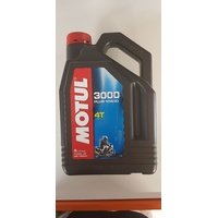 Motul 3000 Plus 10W30 4 Litres Motorcycle Engine Oil 16-427-04