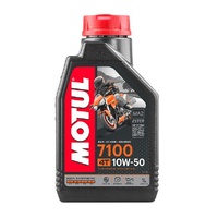 Motul 7100 Fully Synthetic 10W50 4T 4-Stroke 1 Litre Motorcycle Engine Oil 16-428-01