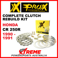 ProX Honda CR250R CR 250R 1990-1991 Complete Clutch Rebuild Kit 16.CPS13090