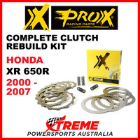 ProX Honda XR650R XR 650R 2000-2007 Complete Clutch Rebuild Kit 16.CPS16000
