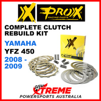 ProX Yamaha YFZ450 YFZ 450 2008-2009 Complete Clutch Rebuild Kit 16.CPS24008