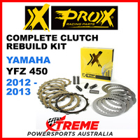 ProX Yamaha YFZ450 YFZ 450 2012-2013 Complete Clutch Rebuild Kit 16.CPS24012