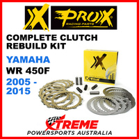 ProX Yamaha WR450F WR 450F 2005-2015 Complete Clutch Rebuild Kit 16.CPS24015