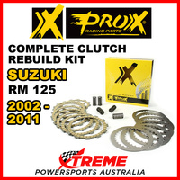 ProX For Suzuki RM125 RM 125 2002-2011 Complete Clutch Rebuild Kit 16.CPS32002