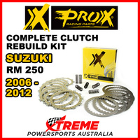 ProX For Suzuki RM250 RM 250 2006-2012 Complete Clutch Rebuild Kit 16.CPS33006