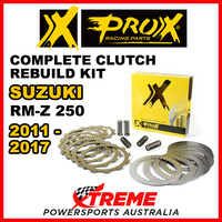 ProX For Suzuki RM-Z250 RM-Z 250 2011-2017 Complete Clutch Rebuild Kit 16.CPS33011