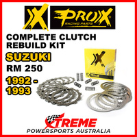 ProX For Suzuki RM250 RM 250 1992-1993 Complete Clutch Rebuild Kit 16.CPS33092